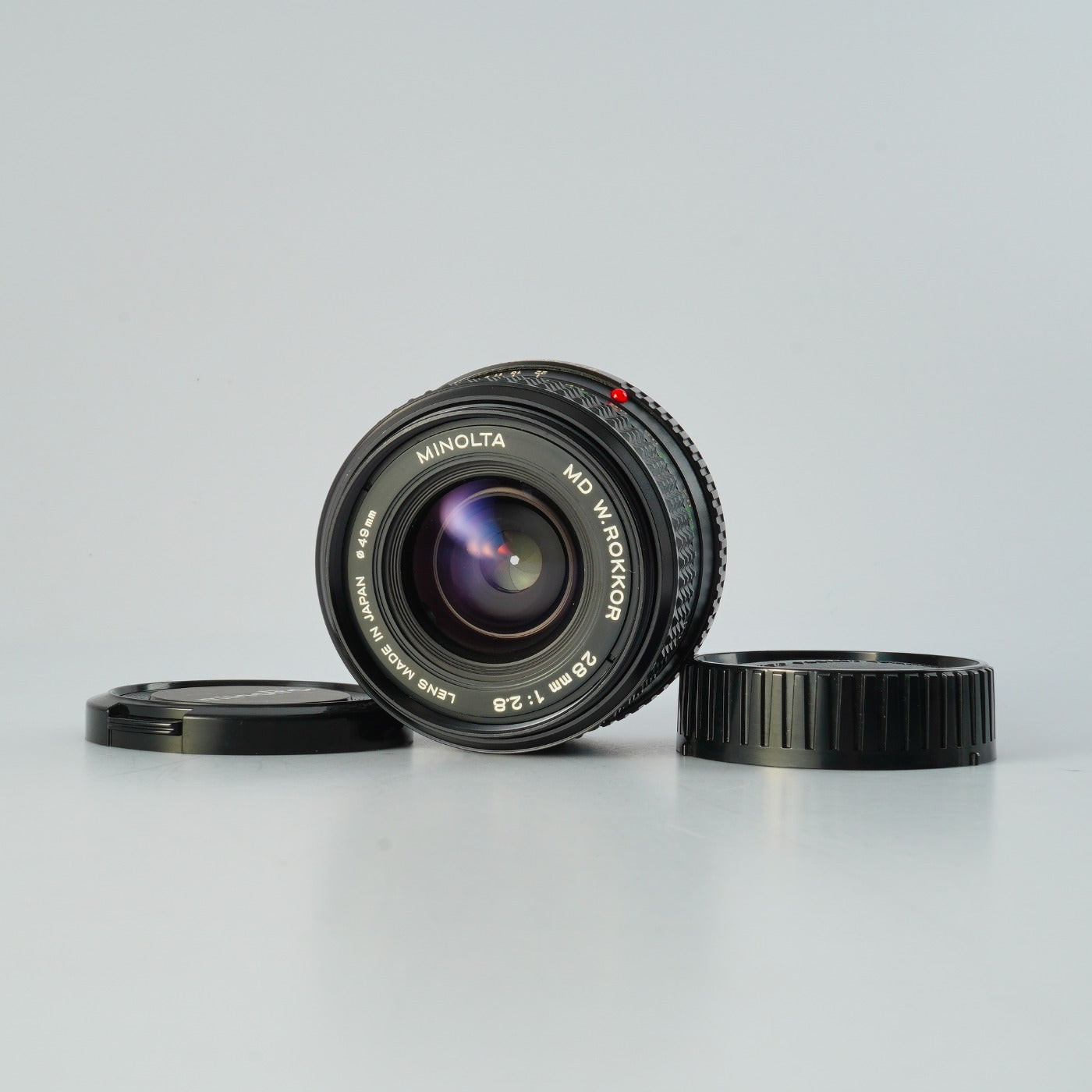 ミノルタ MD W.ROKKOR 28mm F/2.8 広角レンズ l4324 MINOLTA MD W.ROKKOR 28mm F/2.8 単焦点レンズ – 山田写真機店