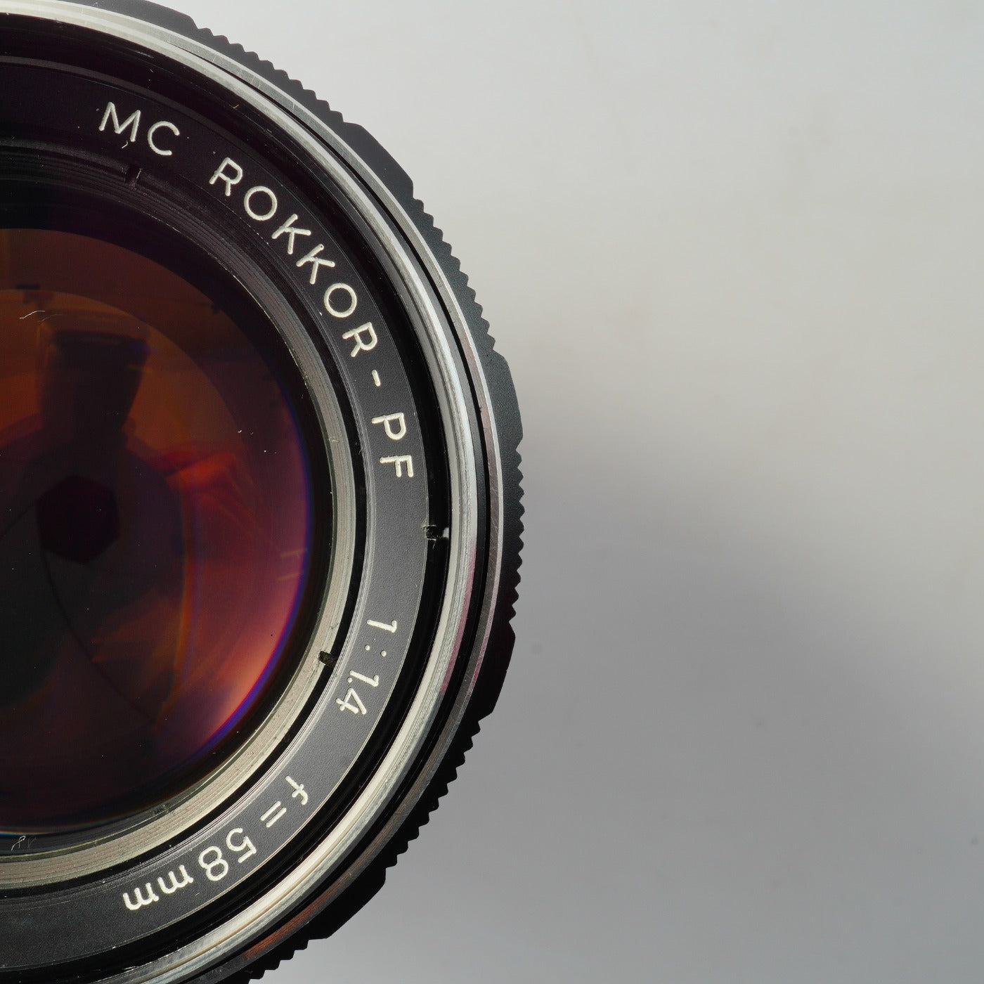 MINOLTA MC ROKKOR-PF 58mm F/1.4 単焦点レンズ