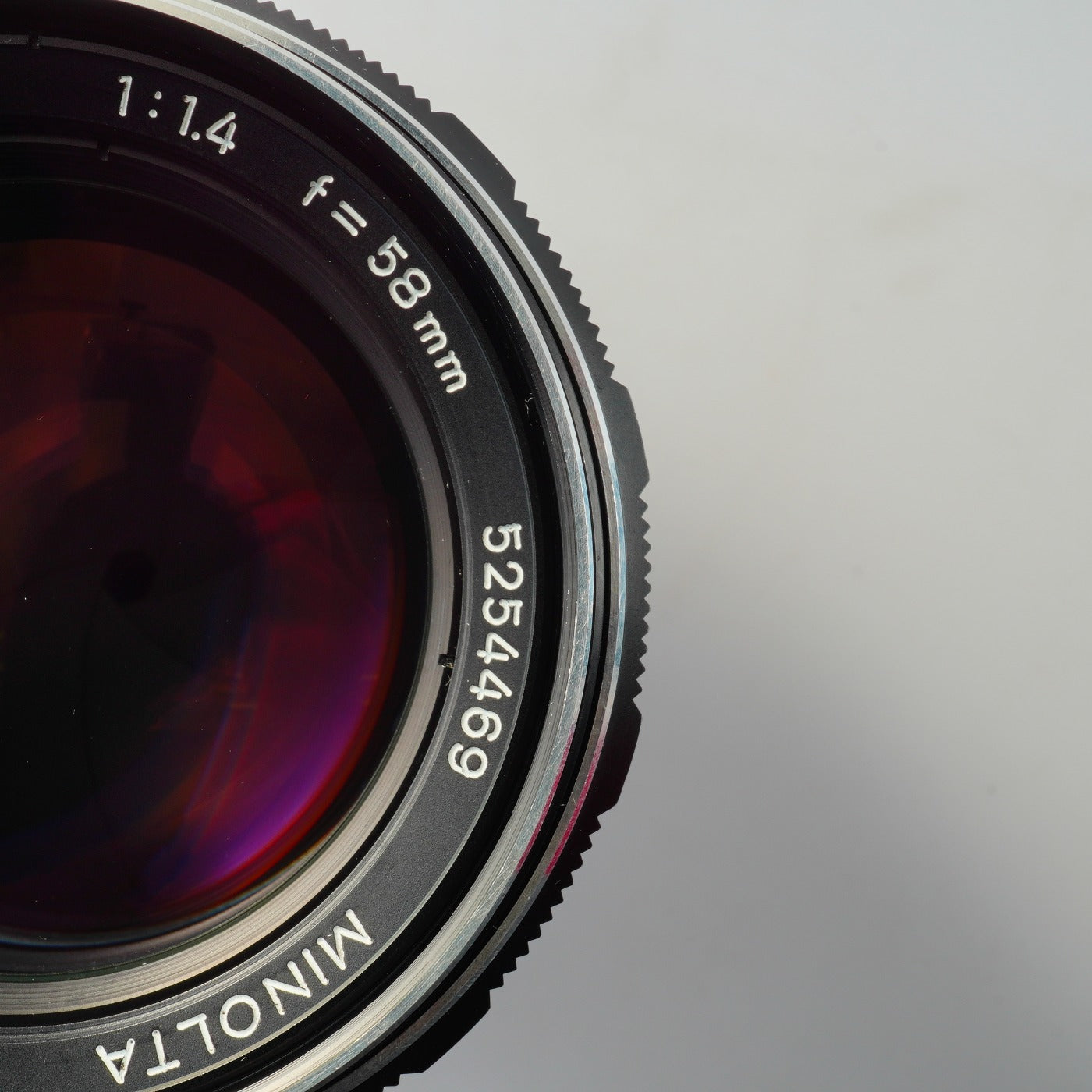 MINOLTA MC ROKKOR-PF 58mm F/1.4 単焦点レンズ