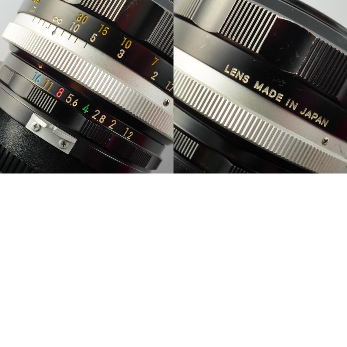 Nikon 非Ai Nikkor-S.C Auto 55mm F/1.2 単焦点レンズ