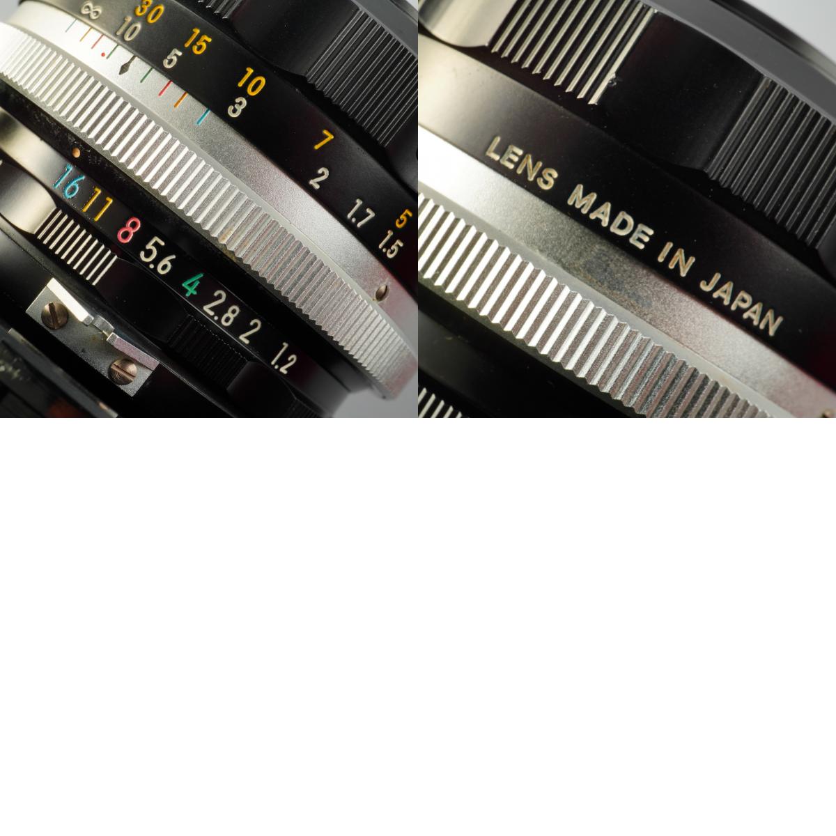 Nikon 非Ai Nikkor-S Auto 55mm F/1.2 単焦点レンズ