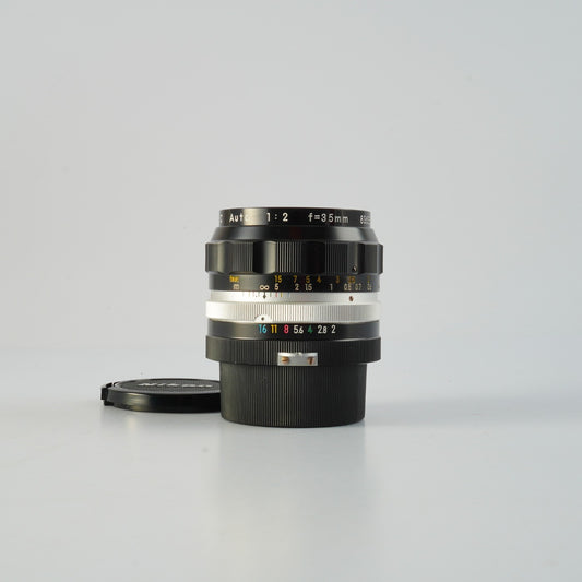 Nikon 非Ai NIKKOR-O.C Auto 35mm F/2 単焦点レンズ