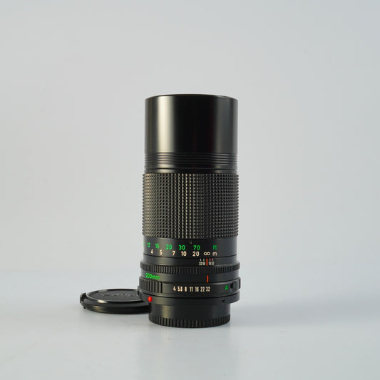 Canon FD 200mm F/4 単焦点レンズ