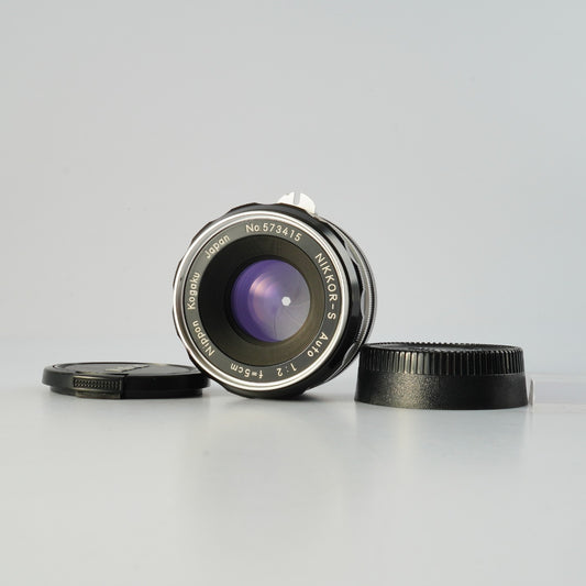 Nikon 非Ai Nippon Kogaku NIKKOR-S Auto 5cm 50mm F/2 単焦点レンズ