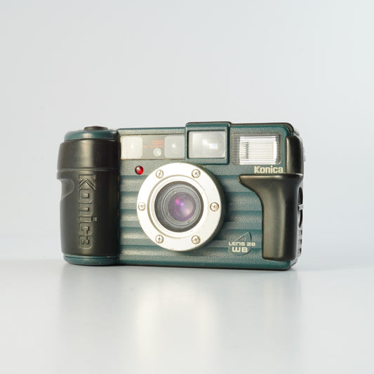 Konica Genba Kantoku（現場監督) 28 WB コンパクトフィルムカメラ