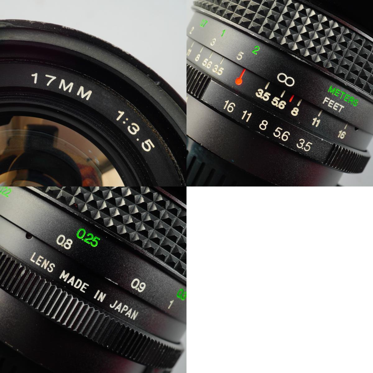 Vivitar 17mm F/3.5 for M42 単焦点レンズ