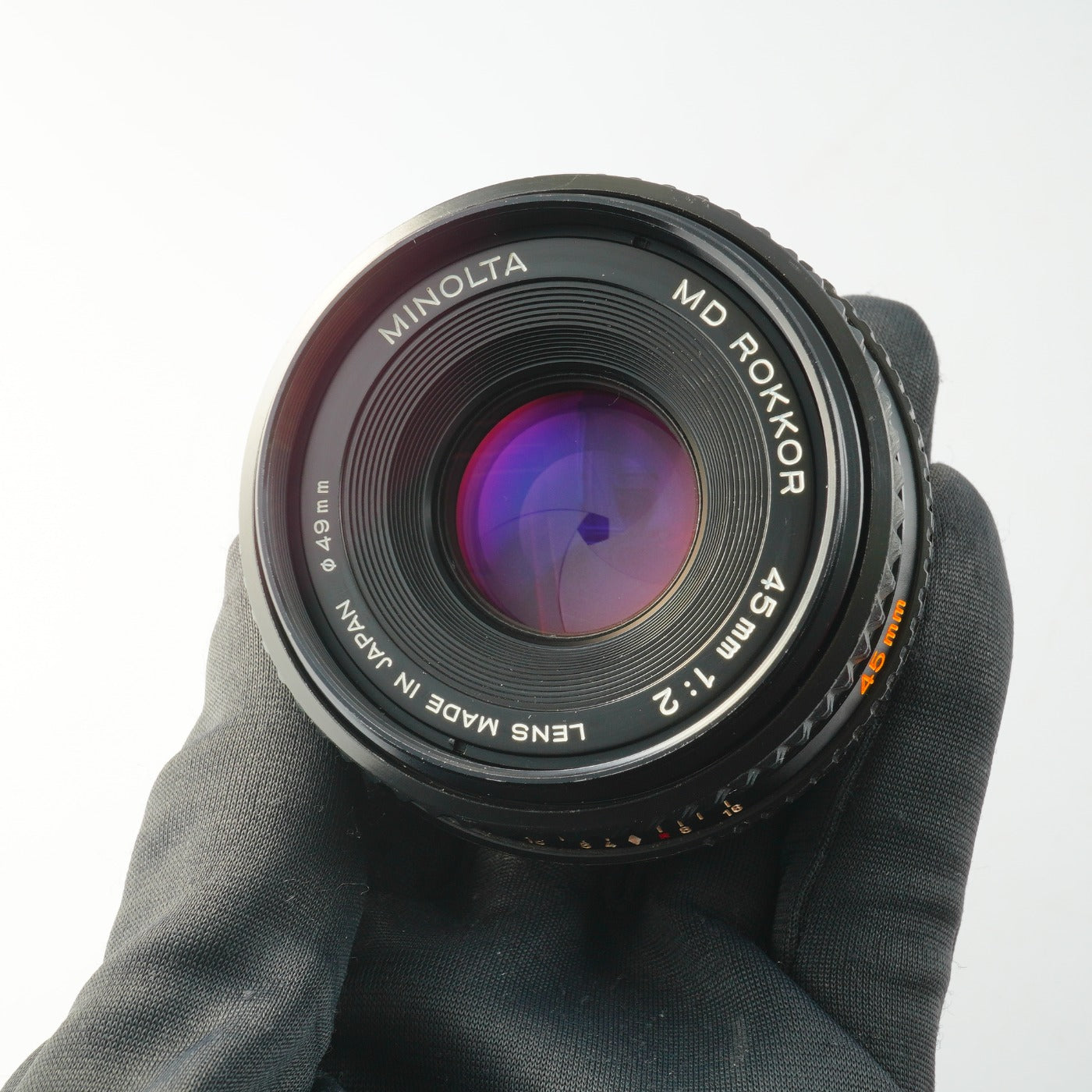 MINOLTA MD ROKKOR 45mm F/2 単焦点レンズ