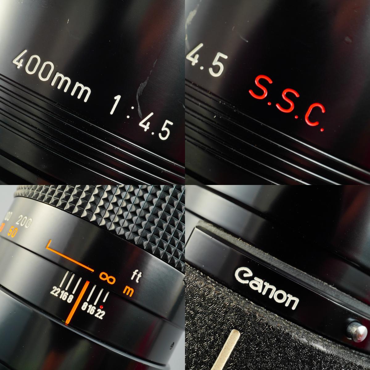 Canon FD 400mm F/4.5 S.S.C. 単焦点レンズ