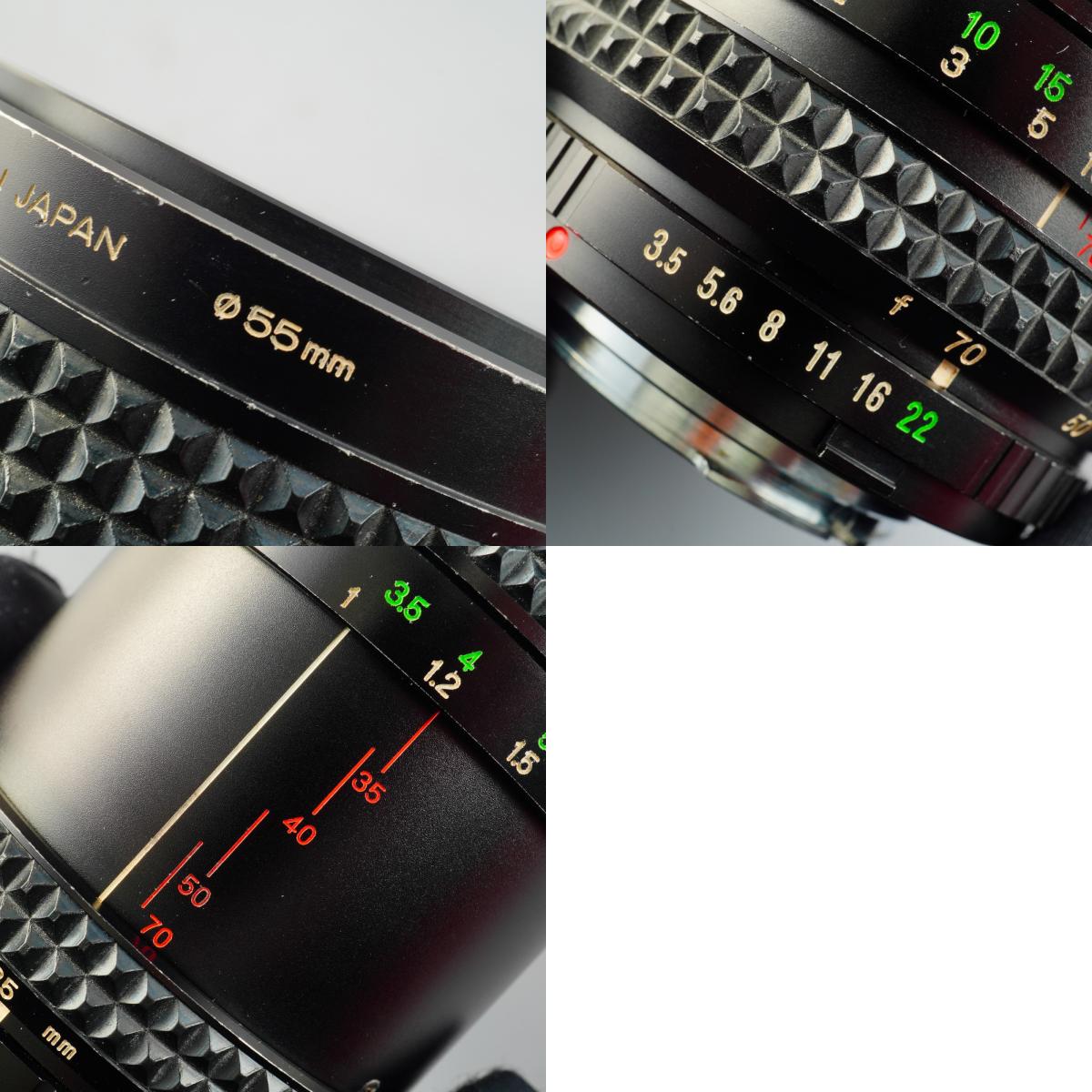 MINOLTA MD ZOOM ROKKOR 35-70mm F/3.5 ズームレンズ