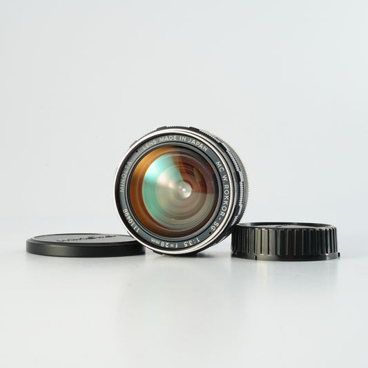 MINOLTA MC W.Rokkor SG 28mm F/3.5 単焦点レンズ
