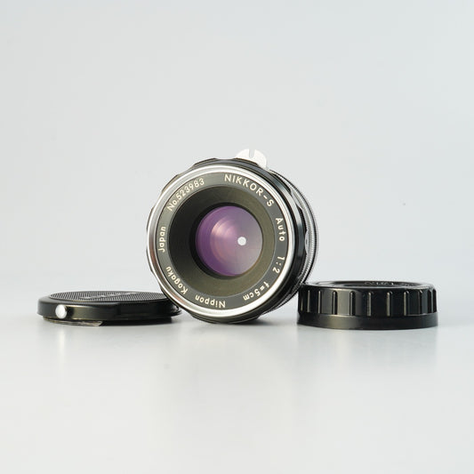 Nikon 非Ai Nippon Kogaku NIKKOR-S Auto 5cm 50mm F/2 PAT.PEND. Model 単焦点レンズ
