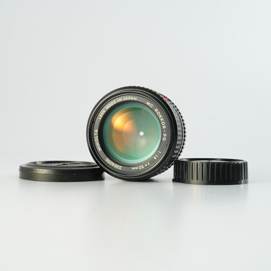 MINOLTA MC ROKKOR PG 50mm F/1.4 単焦点レンズ