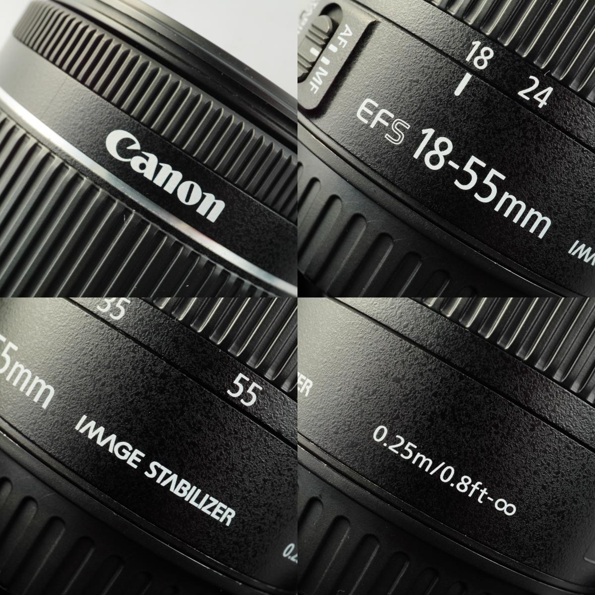 Canon EF-S 18-55mm F/4-5.6 IS STM ズームレンズ