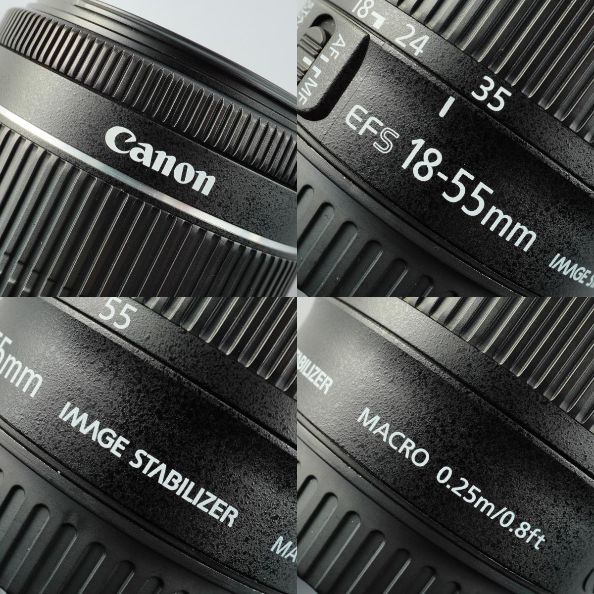 Canon EF-S 18-55mm F/3.5-5.6 IS STM ズームレンズ