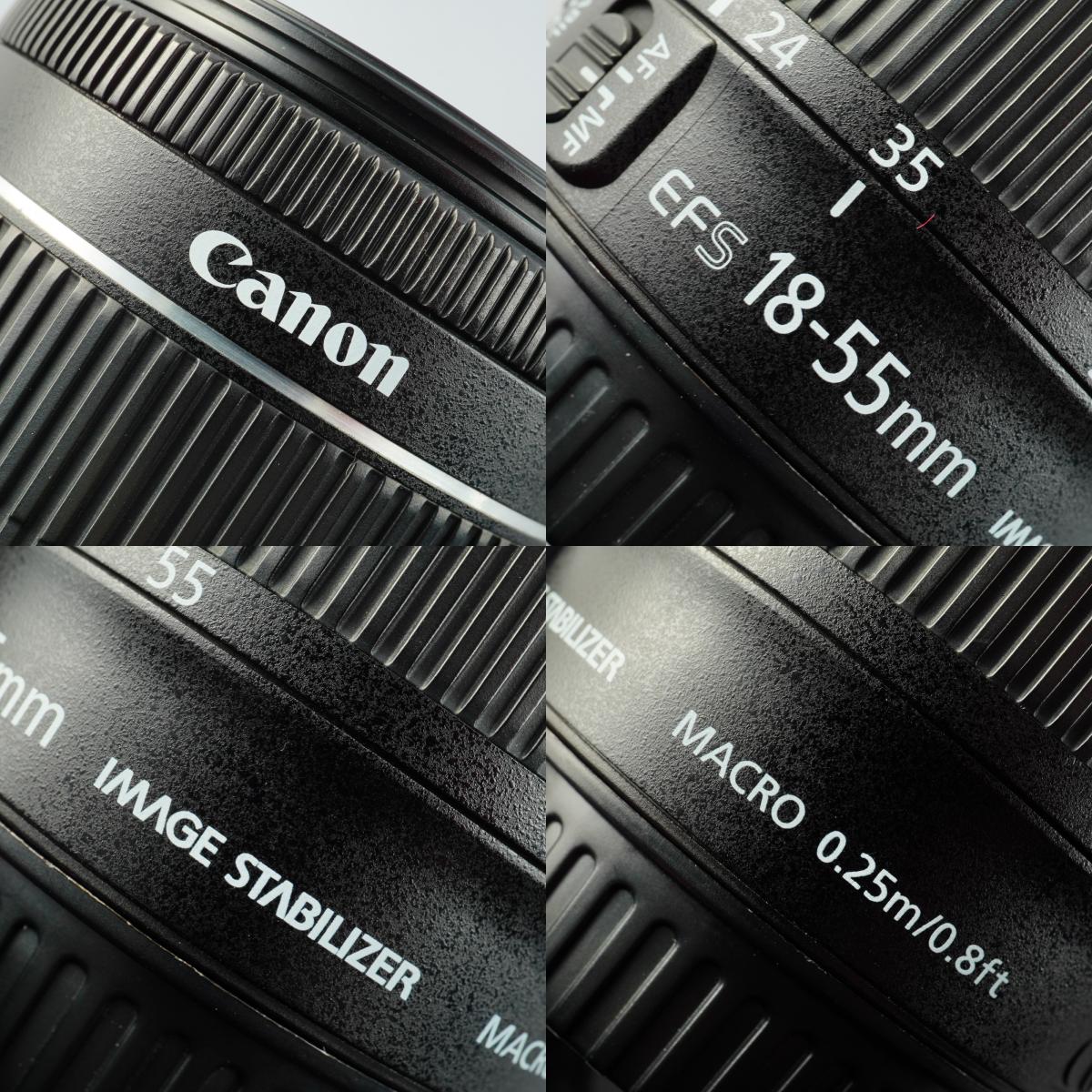 Canon EF-S 18-55mm F/3.5-5.6 IS STM ズームレンズ