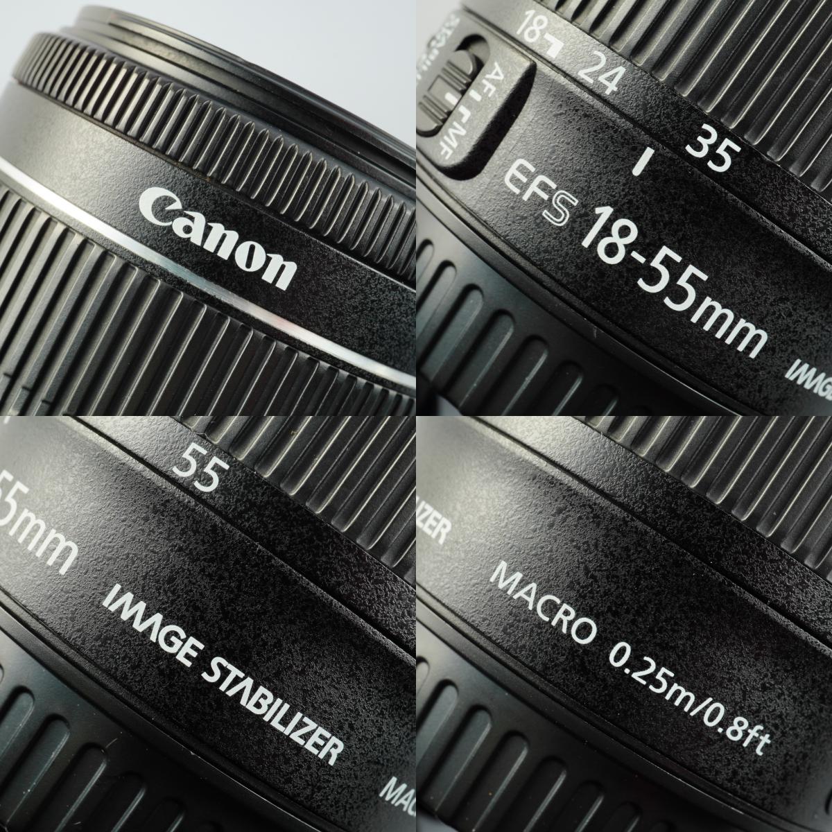 Canon EF-S 18-55mm F/3.5-5.6 IS STM ズームレンズ