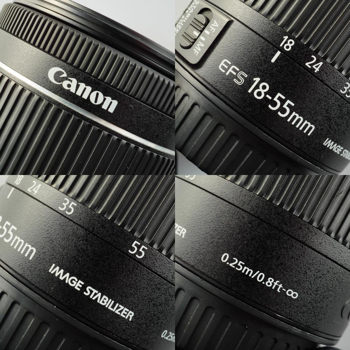 Canon EF-S 18-55mm F/4-5.6 IS STM ズームレンズ