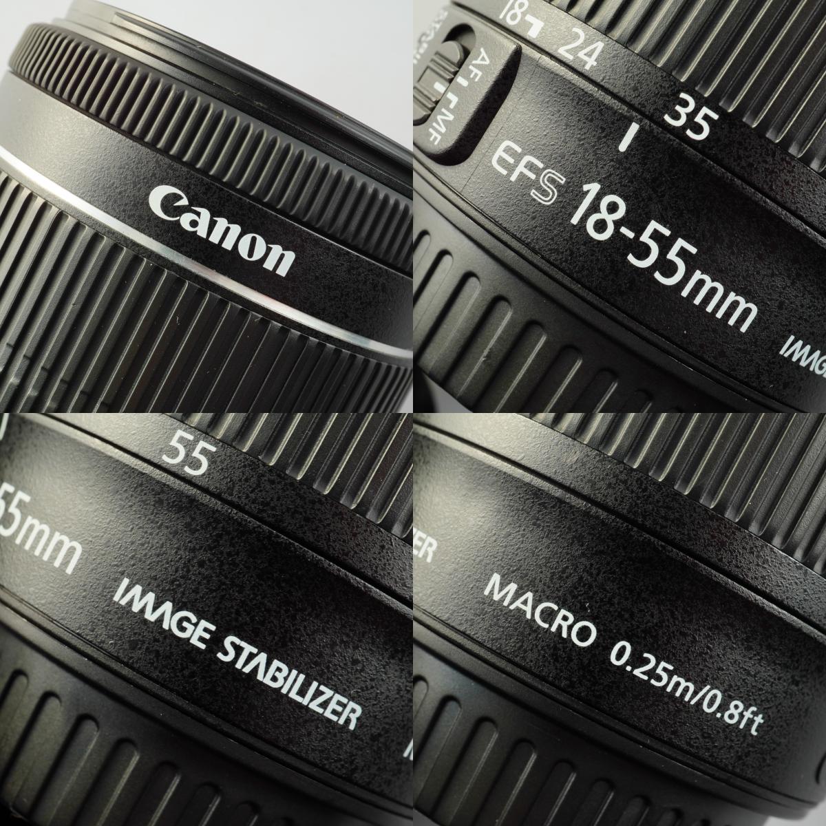 Canon EF-S 18-55mm F/3.5-5.6 IS STM ズームレンズ