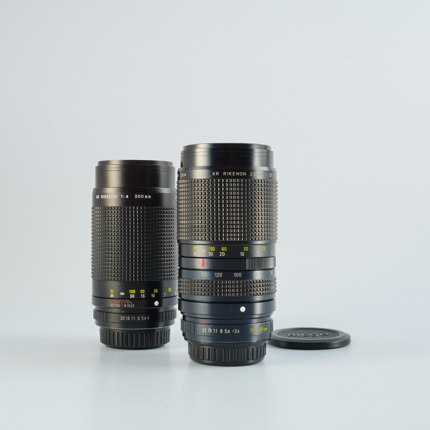 Ricoh XR RIKENON 200mm F/4 + 70-150mm F/3.5 (Pentax K用) 単焦点レンズ