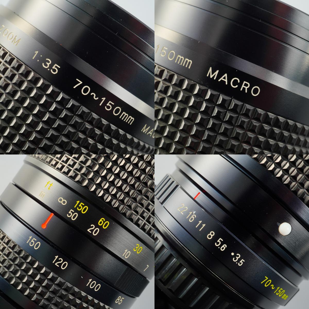 Ricoh XR RIKENON 200mm F/4 + 70-150mm F/3.5 (Pentax K用) 単焦点レンズ
