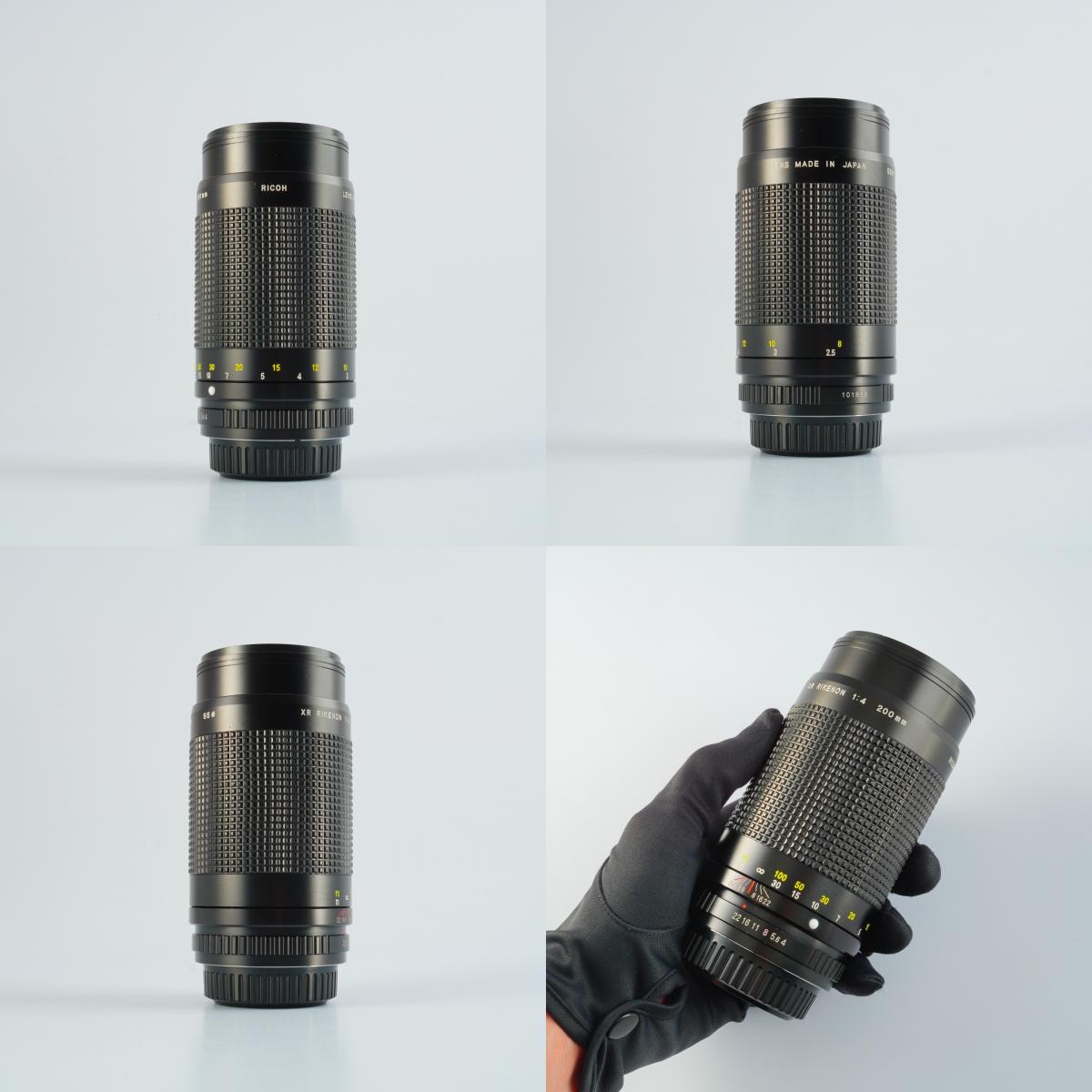 Ricoh XR RIKENON 200mm F/4 + 70-150mm F/3.5 (Pentax K用) 単焦点レンズ