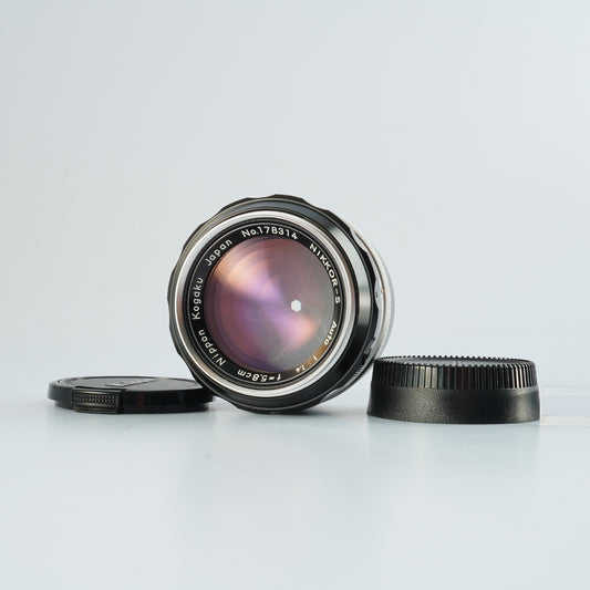 Nikon 非Ai Nikkor-S Auto 5.8cm 58mm F/1.4 PAT PEND 単焦点レンズ