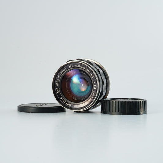 MINOLTA MC W.ROKKOR-HG 35mm F/2.8 単焦点レンズ