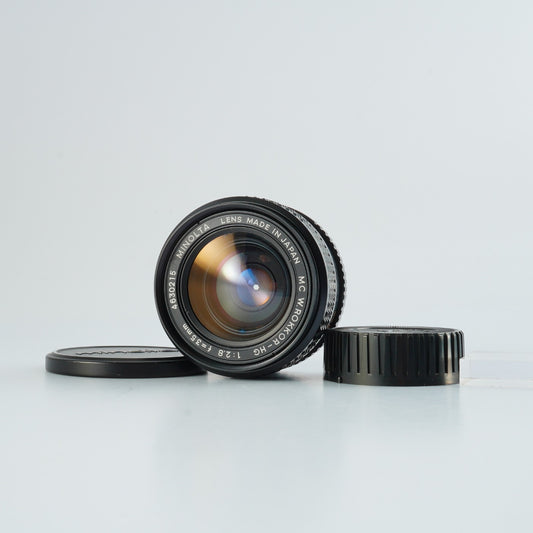 MINOLTA MC W.ROKKOR-HG 35mm F/2.8 単焦点レンズ