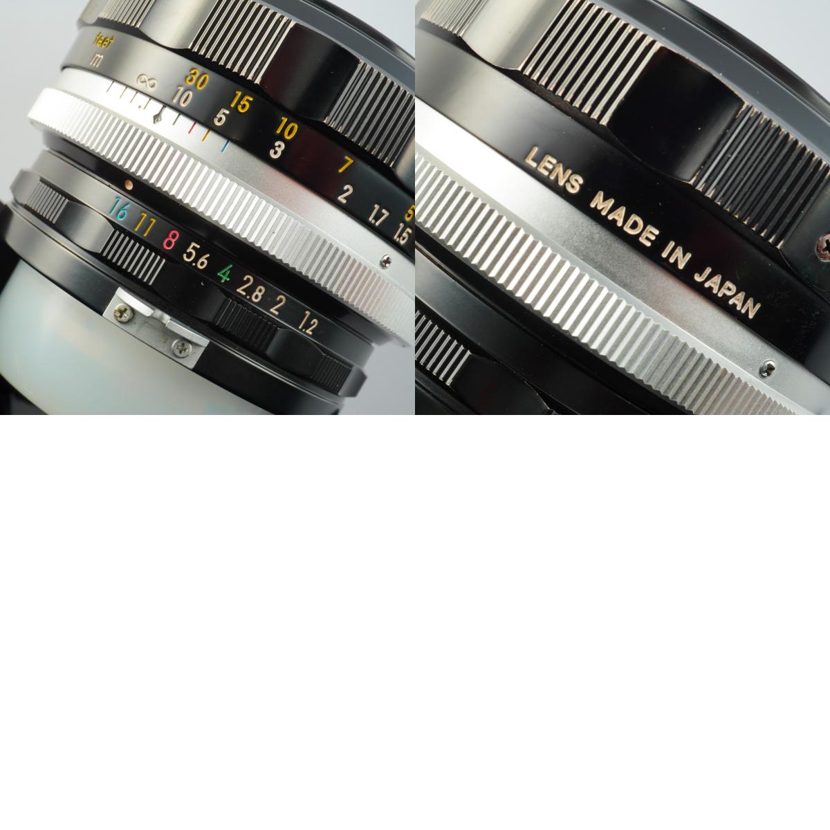 Nikon 非Ai Nikkor-S.C Auto 55mm F/1.2 単焦点レンズ