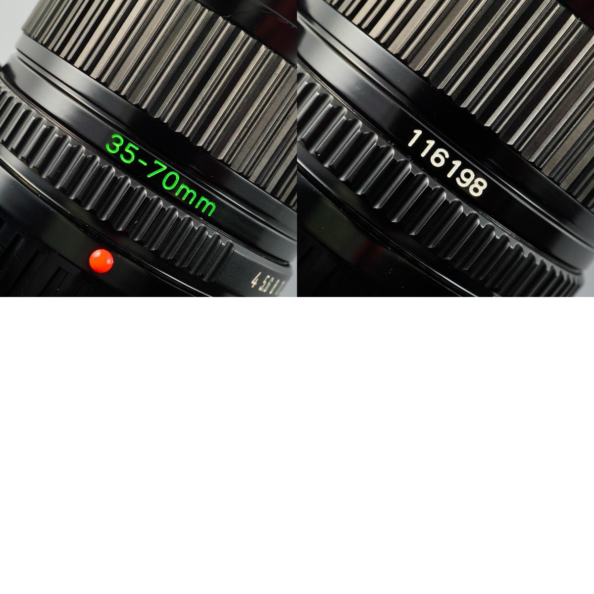 Canon FD 35-70mm F/4 ズームレンズ