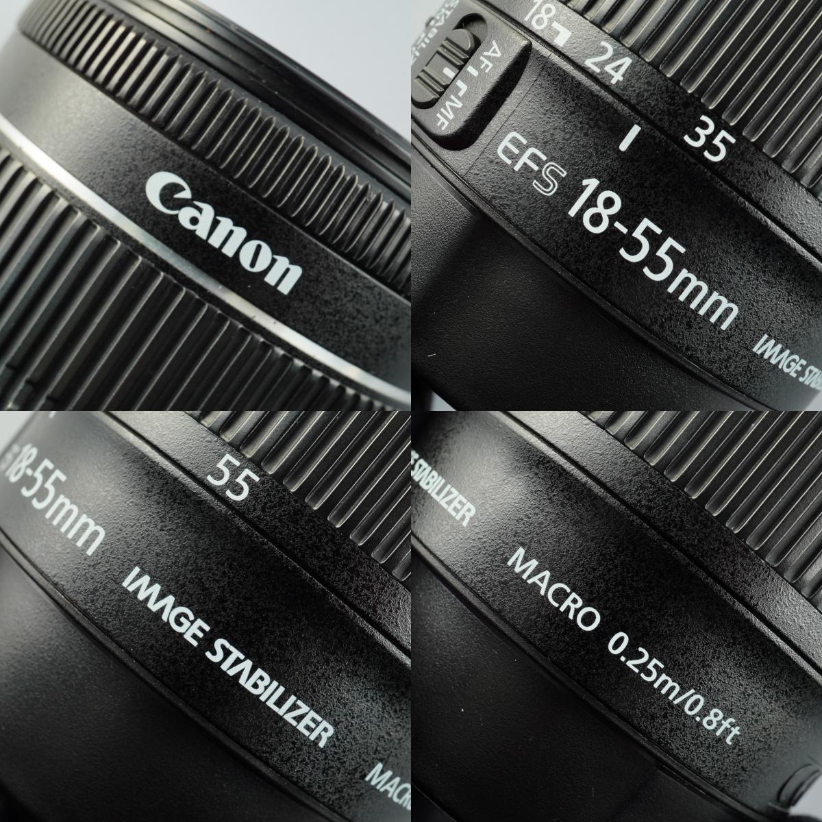 Canon EF-S 18-55mm F/3.5-5.6 IS STM ズームレンズ