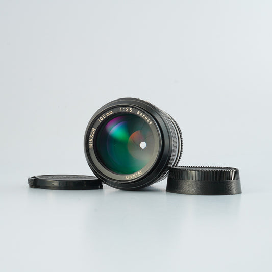 Nikon Ai NIKKOR 105mm F/2.5 単焦点レンズ