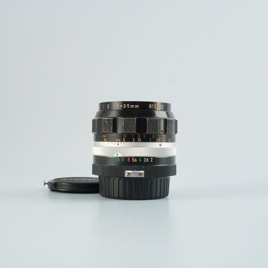 Nikon 非Ai Nikkor-O Auto 35mm F/2 単焦点レンズ