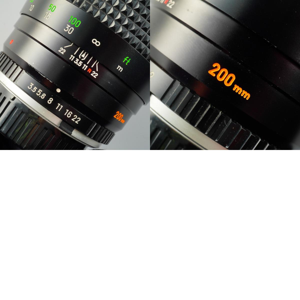 MINOLTA MC Tele Rokkor-QF 200mm F/3.5 単焦点レンズ