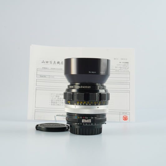 【Overhauled】 Nikon Ai改 Nikkor-H Auto 85mm F/1.8 単焦点レンズ