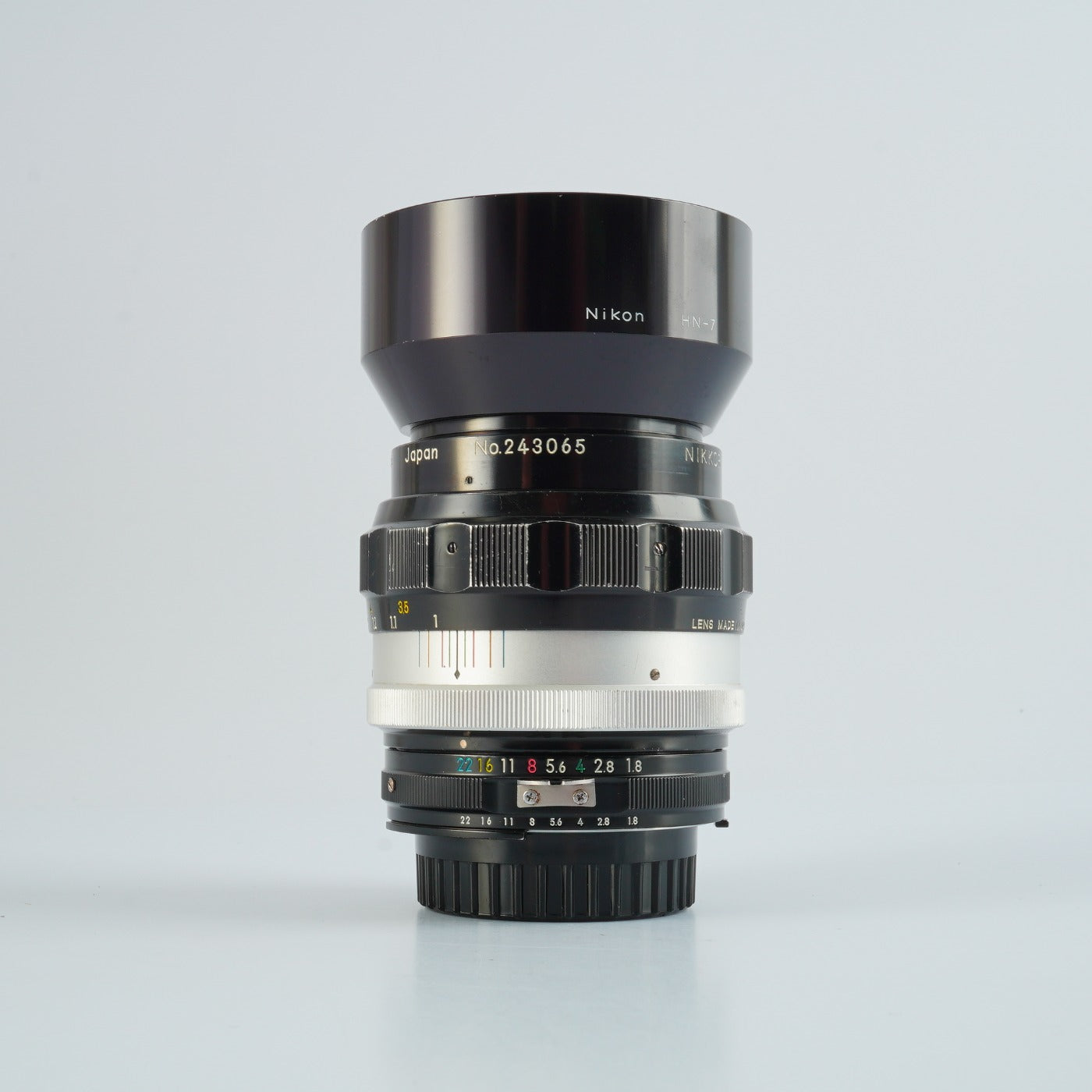 【Overhauled】 Nikon Ai改 Nikkor-H Auto 85mm F/1.8 単焦点レンズ