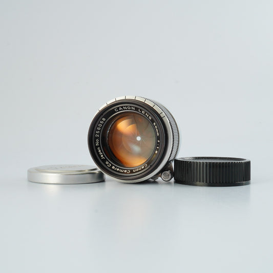 【Serviced】 Canon 50mm F/1.8 For L39 単焦点レンズ
