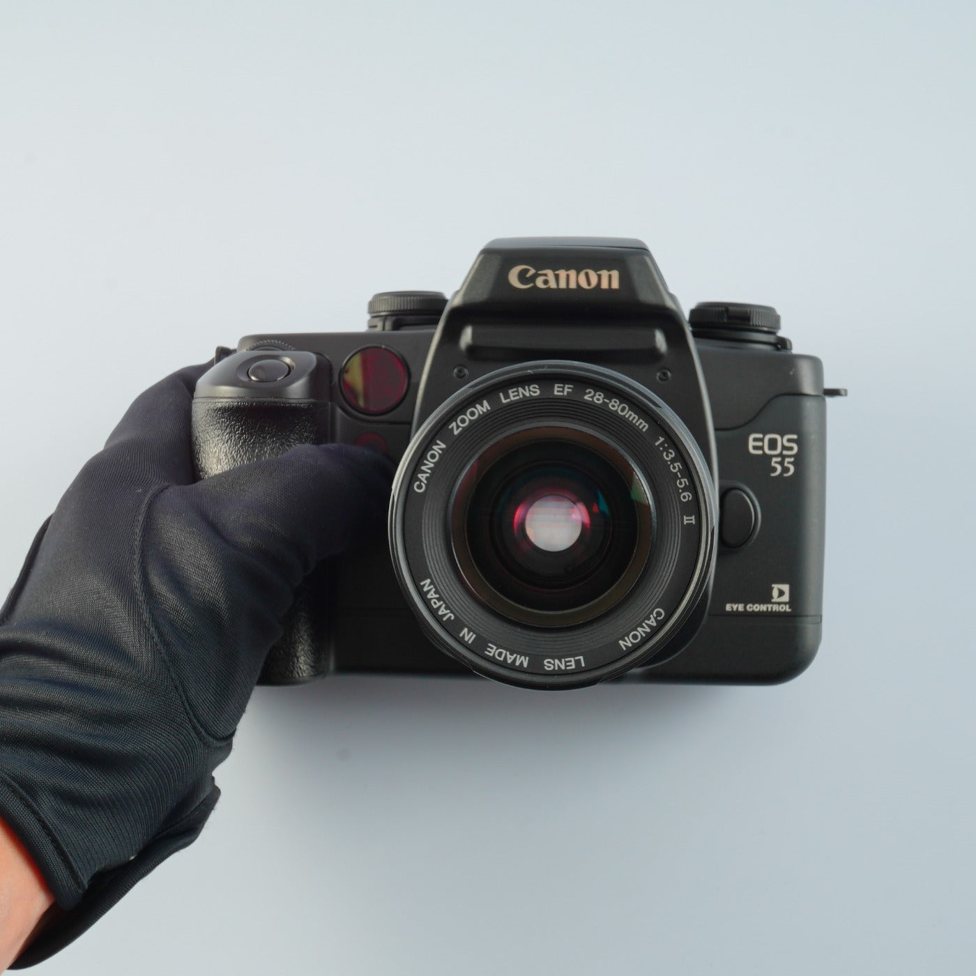 Canon EOS 55 (ELAN II) Black ＋ EF 28-80mm F/3.5-5.6 Ⅱ USM AF フィルム一眼レフカメラ