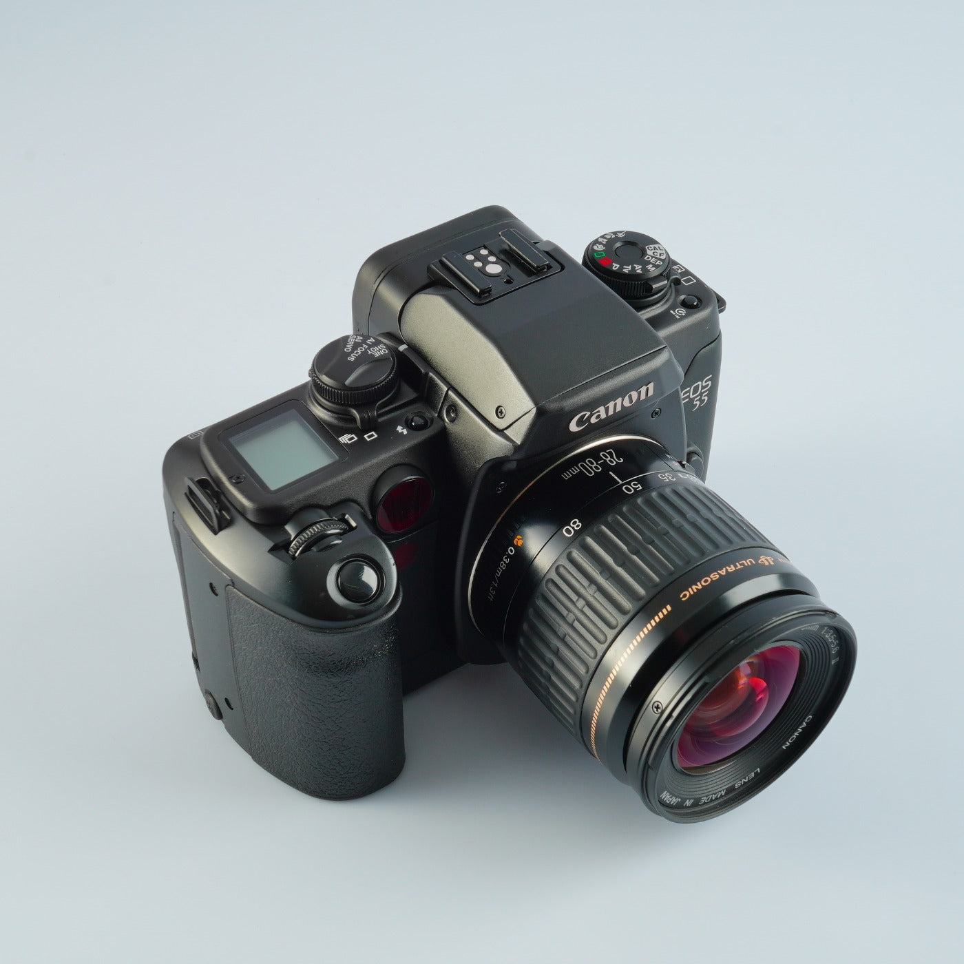 Canon EOS 55 (ELAN II) Black ＋ EF 28-80mm F/3.5-5.6 Ⅱ USM AF フィルム一眼レフカメラ
