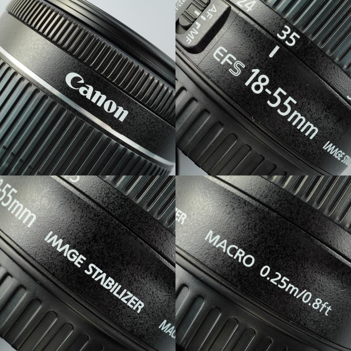 Canon EF-S 18-55mm F/3.5-5.6 IS STM ズームレンズ