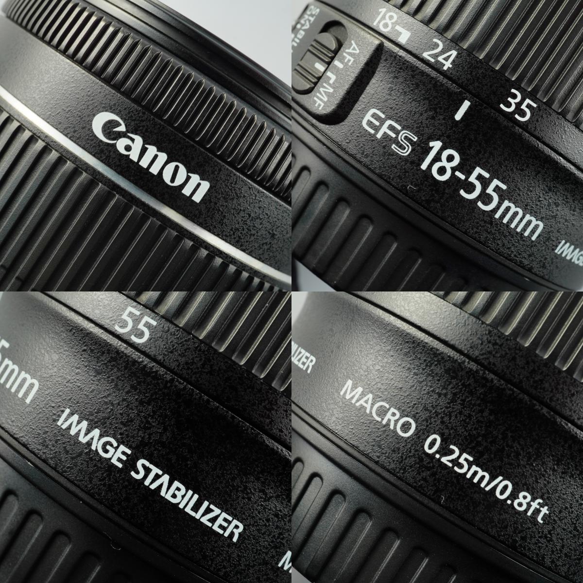 Canon EF-S 18-55mm F/3.5-5.6 IS STM ズームレンズ
