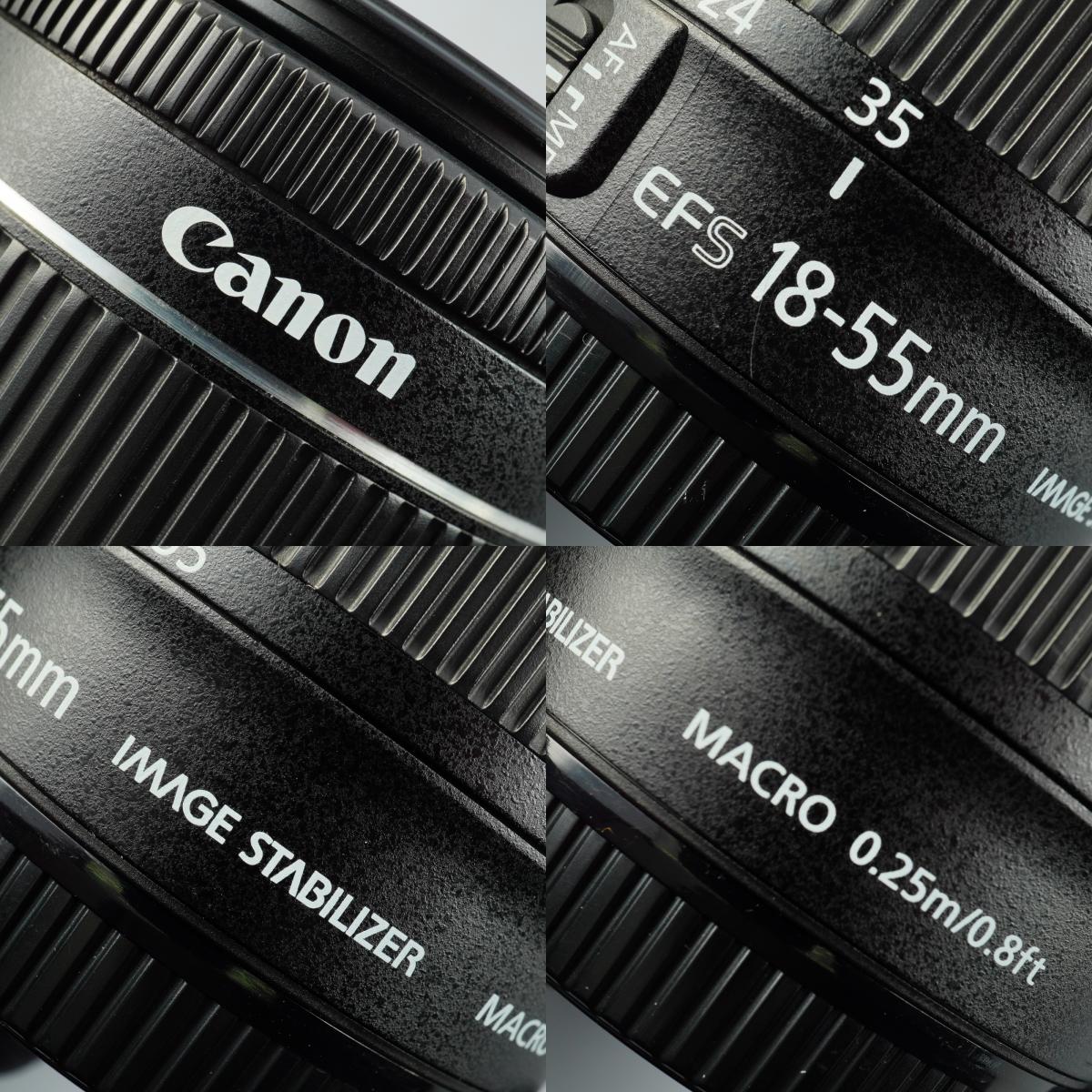 Canon EF-S 18-55mm F/3.5-5.6 IS STM ズームレンズ
