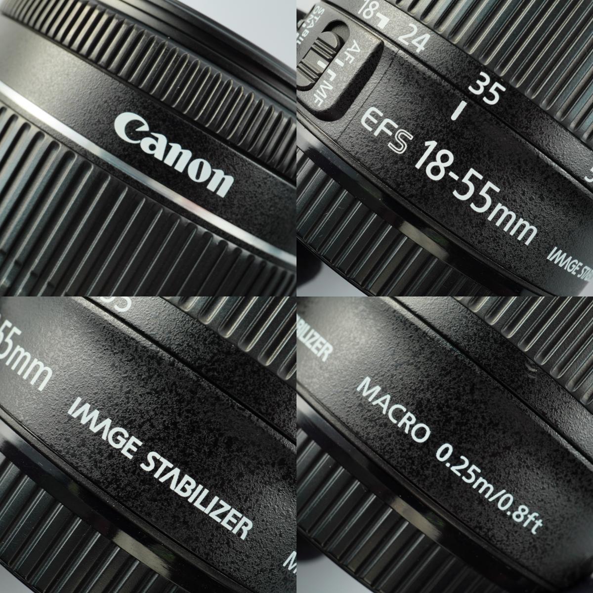 Canon EF-S 18-55mm F/3.5-5.6 IS STM ズームレンズ