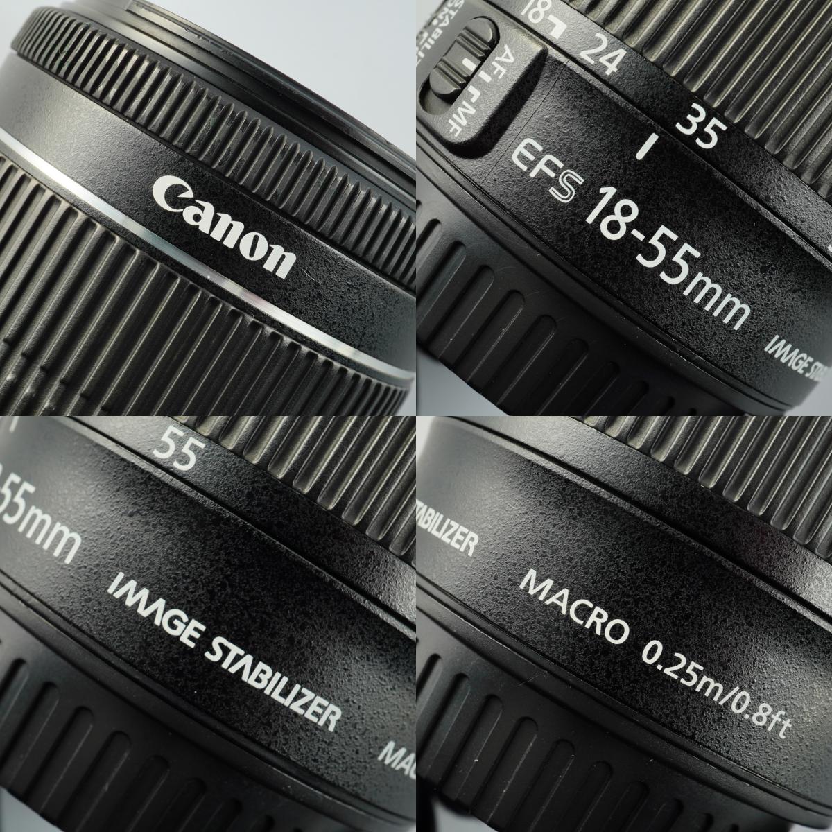 Canon EF-S 18-55mm F/3.5-5.6 IS STM ズームレンズ