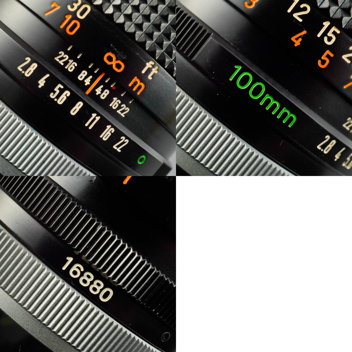 【Serviced】 Canon FD 100mm F/2.8 単焦点レンズ