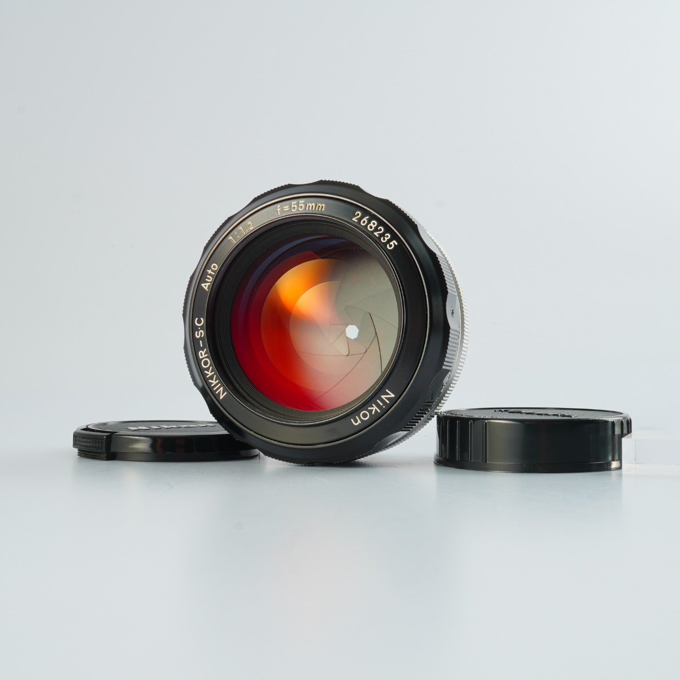 【Serviced】 Nikon 非Ai Nikkor-S.C Auto 55mm F/1.2 単焦点レンズ