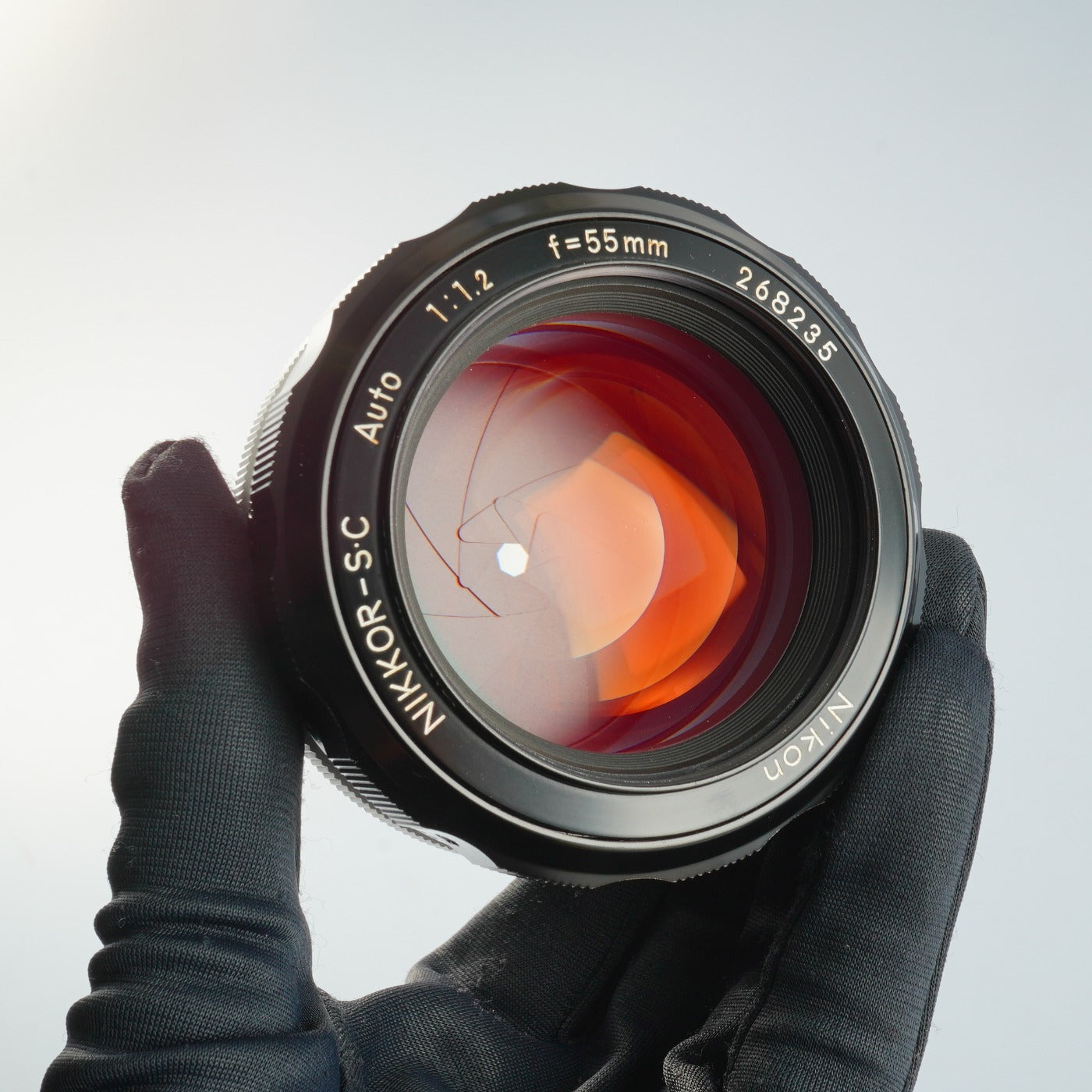 【Serviced】 Nikon 非Ai Nikkor-S.C Auto 55mm F/1.2 単焦点レンズ