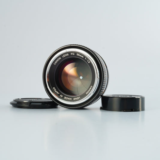 【Serviced】 Canon FD 55mm F/1.2 "O" Mark 単焦点レンズ
