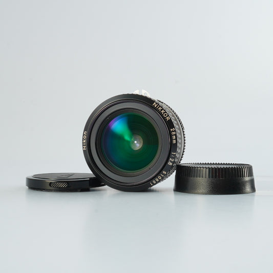 【Serviced】 Nikon Ai Nikkor 28mm F/2.8 単焦点レンズ
