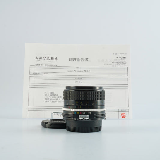 【Serviced】 Nikon Ai NIKKOR 24mm F/2.8 単焦点レンズ